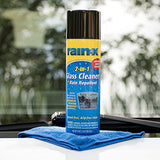 RAIN-X 5080233 2-In-1 Glass Cleaner Plus Rain Repellent, 18 Ounce , BLUE