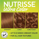 Garnier Hair Color Nutrisse Ultra Color Nourishing Creme, B4 Golden Mahogany Brown (Caramel Chocolate) Permanent Hair Dye, 2 Count (Packaging May Vary)