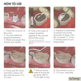 Automix Permanent Dental Cement for Caps, Crown, Bridges, Inlays, Onlays, Implants, Veneers A2