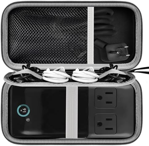 Travel Case for Anker 727/ Prime 6-in-1 USB C Charging Station (GaNPrime 101W), Power Strip Organizer Bag for Cables and Accessories - Efficient Solution for On-the-Go Charging Needs (Box Only)