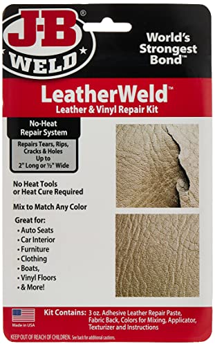 J-B Weld 2130 Vinyl and Leather Repair Kit, 3 oz