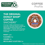 The Original Donut Shop Snickers Coffee, Keurig Single Serve K-Cup Pods, Flavored Coffee, 60 Count, (6 Packs of 10)