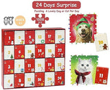 Advent Calendar 2024 Christmas Jigsaw Puzzles, Christmas Dogs & Cats Christmas Holiday Puzzle for Kids Adults 24 Boxs 1008 Pieces Puzzles for Boys Girls Countdown to Christmas Gifts Stocking Stuffer