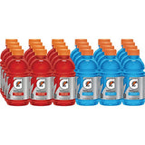 Gatorade Thirst Quencher, Fruit Punch and Cool Blue Variety Pack, 12 Ounce (Pack of 24)