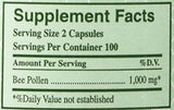 Y.S. ECO Bee Farms 100% Pure Bee Pollen 1,000mg- 200 Capsules