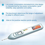 SEMME Electronic Acupuncture Pen,Ear Points Detector, Auricular Points Detector Automatic Ear Detection Pen Warning Sound Acupressure Device