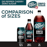 DR PEPPER Cherry Zero Sugar Soda, 2 L bottle