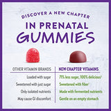 New Chapter Prenatal Multivitamin Gummies – 71% Less Sugar, Prenatal Gummies for Mom & Healthy Baby with Prenatal Vitamins Methylfolate, D3, Choline & Ginger, Non-GMO, Gluten Free, Berry Citrus, 90ct