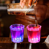 Miucoguier Light Up Shot Glasses for Party Favors Adults 24 Pack Plastic Shot Glasses Set 2 oz Led Flash Shot Cups for Birthday Wedding Christmas Halloween Decorations etc