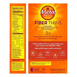 Metamucil FiberThins Fiber Supplement with Bleam Digestive Health Support Tip Card Psyllium Fiber Bars - 12CT Cinnamon Spice & 12CT Chocolate - Set