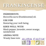 Aura Cacia Essential Oil, Meditative Frankincense, 0.5 fluid ounce, Packaging May Vary