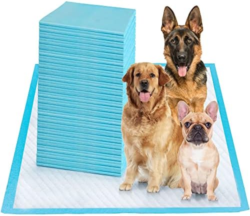 Boscute Super Absorbent & Leak-Proof Jumbo Size 36"x36" Pet Training Dog Pee Pads, Thicken Quick Dry Disposable Puppy Pee Pads, Potty Training Pads for Dogs Cats, Rabbits