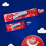 Airheads Halloween Trick or Treat Candy Full Size Bars, Cherry Flavor, Individually Wrapped Bulk Candy for Adults & Kids, Taffy, Non-Melting, Party (Pack of 36 Bars)