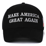 MAGA Hat Trump 2024,Embroidered Make America Great Again Donald Trump Slogan Hat and American Flag Adjustable Baseball Cap (2pcs Black MAGA and Flag)