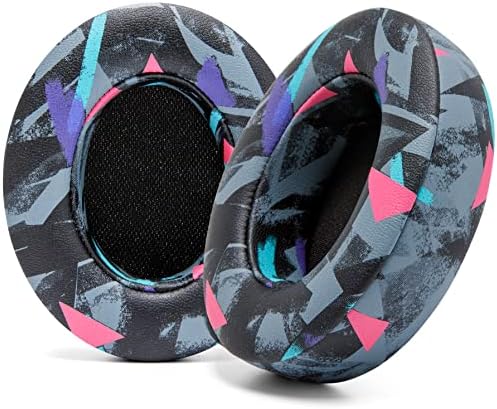 WC Wicked Cushions Replacement Ear Pads for Beats Studio 2 & 3 (B0501, B0500) Wired & Wireless | Does NOT Fit Beats Solo | Softer PU Leather, Enhanced Foam & Stronger Adhesive | 90's Black