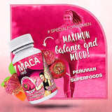 Red Maca capsules for women 1000mg per serving Female health supplement l Energy booster and hormone regulator l 100% organic and natural maca root l Sikyriah (100 count)