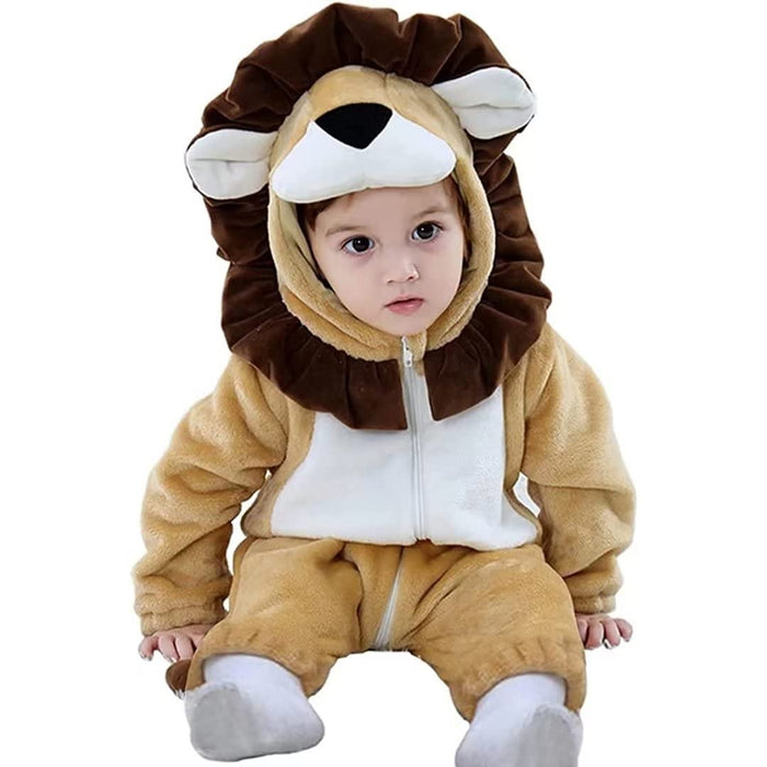 QIAONIUNIU Halloween Baby Lion Costumes Toddler Outfit Infants Cosplay Romper 6-12 Months