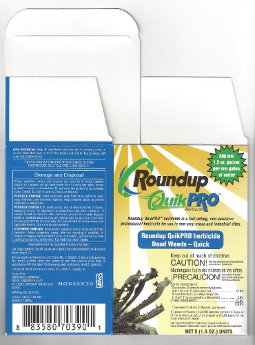 Roundup QuikPro 1 box Net 5 (1.5oz) packets