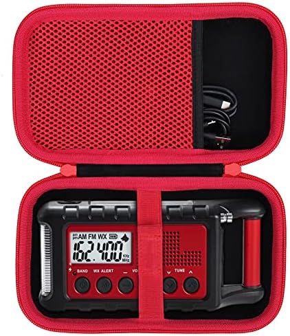 co2CREA Hard Case Compatible with Midland ER310 ER300 Emergency Crank Weather Radio