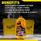 MEGULAR'S Gold Class Car Wash, Car Wash Foam for Car Cleaning – 64 Oz Container