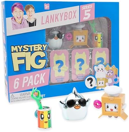 Lanky Box Mini Mystery Figures – Series 4, Collectible Mini Figures, All-New Collectibles, Officially Licensed LankyBox Merch