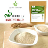 Cosmic Element Psyllium Husk Powder Organic, Vegan-Friendly, Gluten-Free and Non-GMO | Keto Baking Bread, Easy Mixing Fiber for Regularity, Finely Ground - 16 oz