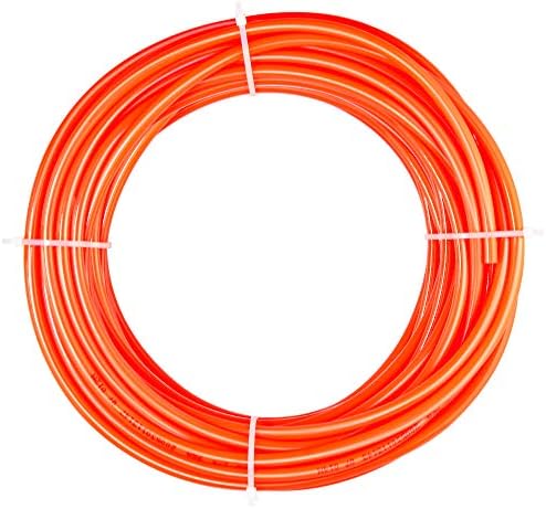 TAILONZ PNEUMATIC Orange 4mm or 5/32 inch OD 2.5mm ID Polyurethane Air Hose Pipe Tube 10 Meter 32.8ft