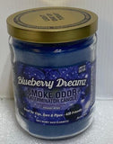 Smoke Odor Exterminator, Blueberry Dreamz Candle, (TIME ONLY), 13oz, 13 Ounce