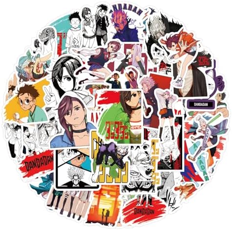 110pcs Dan Da Dan Stickers Ken Takakura Momo Ayase Waterproof Cartoon Stickers for Water Bottles Skateboards Luggage Snowboard Gift for Fans