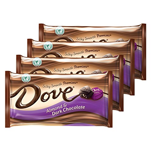 Dove Promises Almond and Dark Chocolate Candy 7.94-Ounce Bag (Pack of 4)