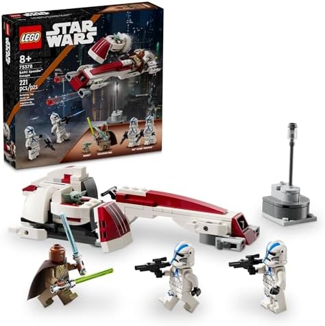 LEGO Star Wars BARC Speeder Escape, Mandalorian Toy Building Set for Kids, May The 4th Be with You Decoration with Kelleran Beq and Grogu, Star Wars Toy for Boys, Girls and Fans Ages 8 and Up, 75378