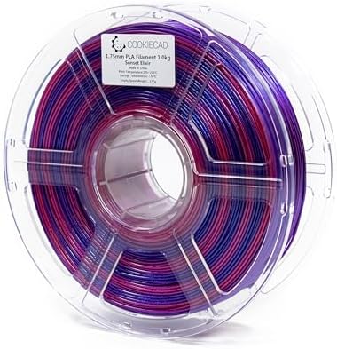 PLA Filament 1.75mm 1kg Iridescent Rainbow 3D Printer Filament - Sunset Elixir PLA