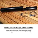 Grichril Back Massage Gun Extension Holder Handle Hand Mount Arm Rod Hilt for Self-Massage Back Tissue with Massager Gun