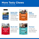 Nutri-Vet Multi-Vite Chewables for Adult Dogs - Daily Vitamin and Mineral Support to Support Balanced Diet - 120 Count