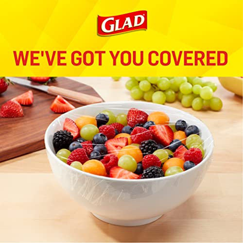 Glad Cling N Seal Plastic Food Wrap, 300 Square Foot Roll - 4 Pack (Package May Vary)