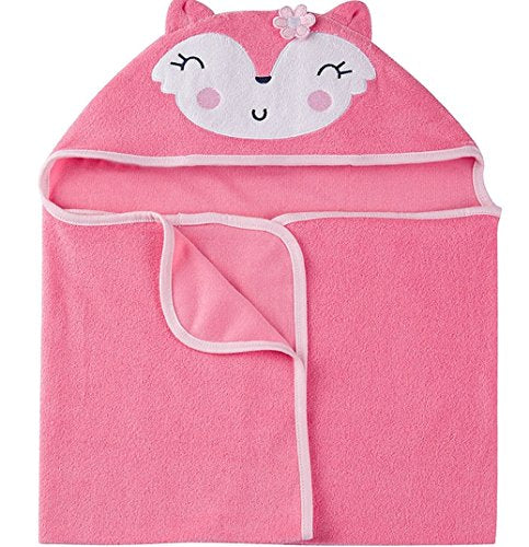 Gerber baby hooded bath towel pink 22in x 33in