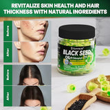 Black Seed Oil Gummies & Chlorophyll, Biotin 500mcg with Hydrolyzed Collagen, Raw Manuka Honey, Organic Cold Pressed - Ultimate Absorption for Skin, Hair & Nails Health, Digestive, Joint, Sugar Free