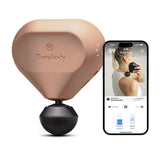 TheraGun Mini Handheld Electric Massage Gun - Compact Deep Tissue Treatment for Any Athlete On The Go - Portable Percussion Massager with QuietForce Technology (Desert Rose - 2.0)