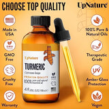 UpNature Turmeric Essential Oil - 100% Natural & Pure, Undiluted, Premium Quality Aromatherapy Oil -Turmeric Oil Boosts Natural Defenses, 4oz