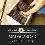 25 Organic Madagascar Whole Vanilla Beans, Grade A Vanilla Pods, Premium Vanilla Beans for Making Extract & Baking - Cook’s