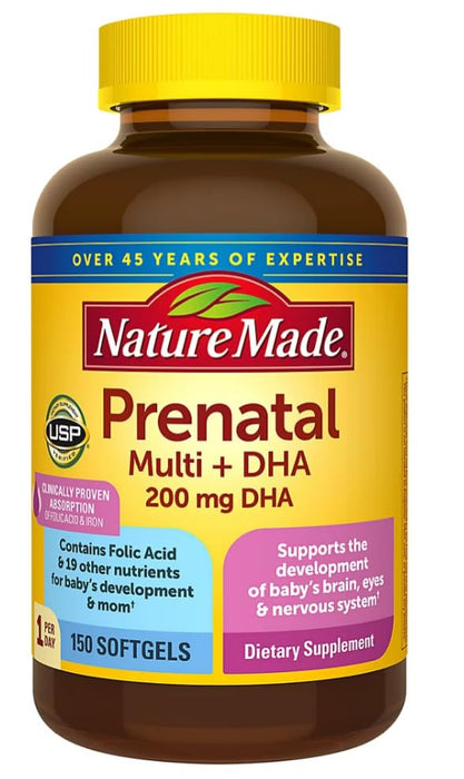 generic Natures Made Prenatal Multi + DHA Softgels (150 Count)