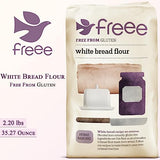 FREEE White bread Flour | All Purpose Gluten Free Flour | for Breads & Pastries Baking | Great for Bread Machine | Home Goods Baking Flour | Imported from UK | 35.27 Oz (1kg)