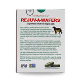 Sun Chlorella Rejuv-A-Wafers Daily Dog Cat & Animal Superfood Supplement - Green Microalgae & Eleuthero Bits - Vitamins, Minerals, Antioxidants Support Immune Defense, Gut Health - 60 Wafers