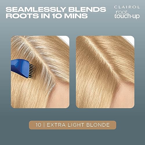 Clairol Root Touch-Up by Nice'n Easy Permanent Hair Dye, 10 Extra Light Blonde Hair Color, Pack of 2