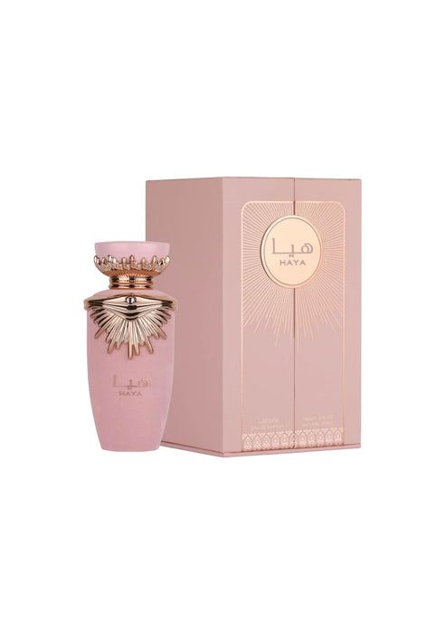 Generic Haya Eau De Perfume Spray For Women - Long Lasting Imported Arabic Tone Fragrance with notes of Pink, Champagne, Pink Berries, Blood Orange - 3.4 Oz