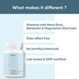 mars by GHC Mars Maca Root Caps (Ginseng): Powered with Magnesium & Berberine - 60 Capsules | Helps to Overall Well Being | Good Health Company