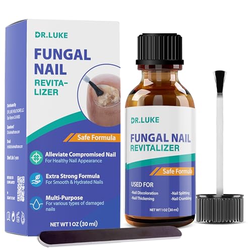 Dr. Luke Toenail Fungus Revitalizer Tough on Nails: Toenail Refresher Liquid for Discolored Nails 1 oz (Packaging May Vary)