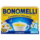 BONOMELLI Classic Soluble Chamomile, Concentrate Extracted from Selected Flowers, Pack of 20 Sachets