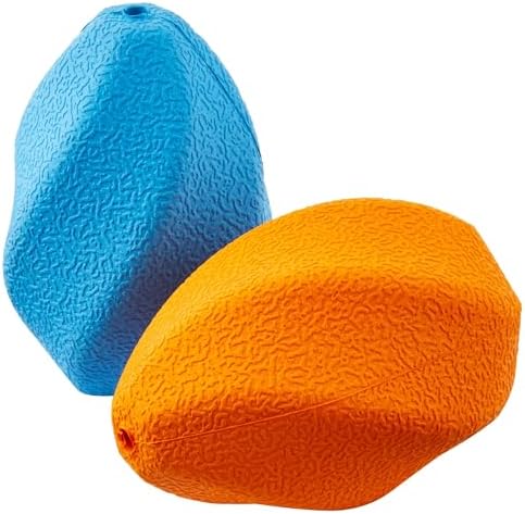 Amazon Basics Dog Treat Dispensing Chew Toy, Medium, 2-Pack, Multi Color