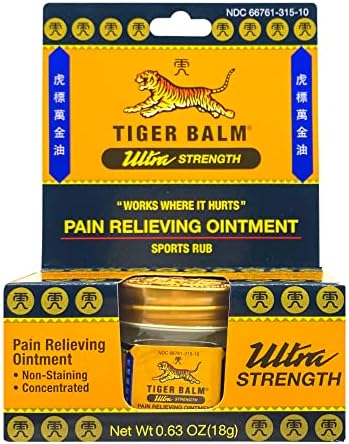 Tiger Balm Ultra Strength 0.63 oz (Pack of 2)